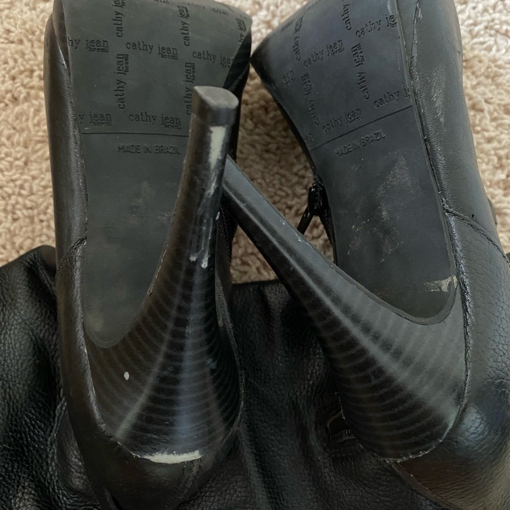 CATHY JEAN // leather heel boots - Picture 4 of 7